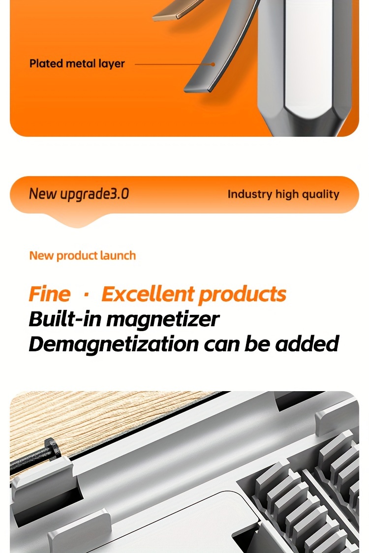 38 in 1 precision screwdriver set anti     alloy tips for glasses watches phones hex     ideal for office diy projects details 13