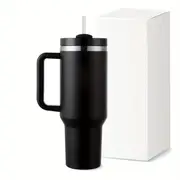 40oz stainless steel vacuum insulated tumbler with lid straw slip resistant bpa mug for hot cold drinks water iced tea coffee smoothies cold for 24 hours hot for 12 hours daily use travel drinkware sleek cylindrical mug durable drinkware travel coffee mug insulated details 8
