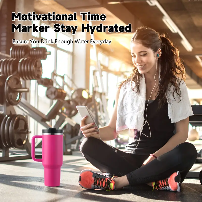 40oz stainless steel vacuum insulated tumbler with lid straw slip resistant bpa mug for hot cold drinks water iced tea coffee smoothies cold for 24 hours hot for 12 hours daily use travel drinkware sleek cylindrical mug durable drinkware travel coffee mug insulated details 1