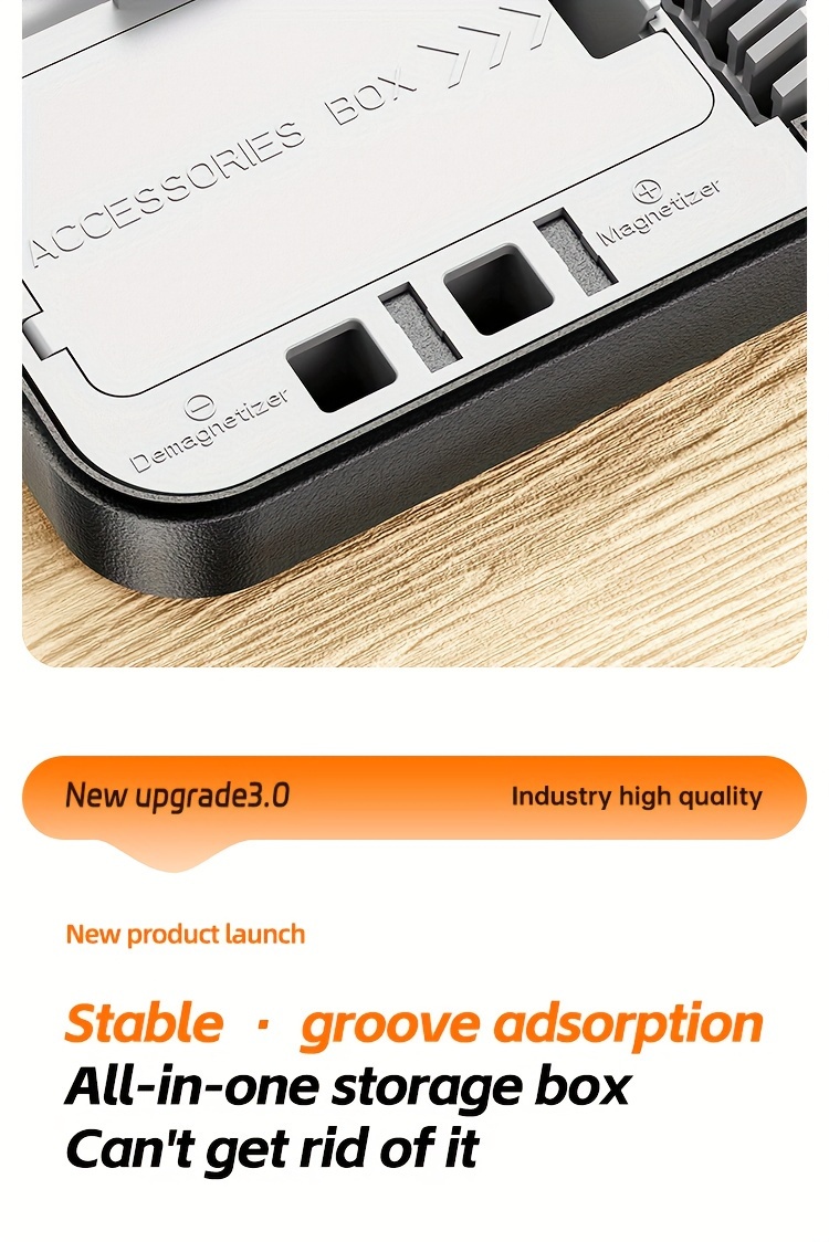 38 in 1 precision screwdriver set anti     alloy tips for glasses watches phones hex     ideal for office diy projects details 14