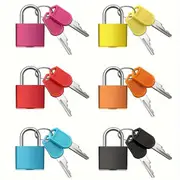 1pc suitcase lock with key metal hanging lock luggage hanging lock multi hanging lock school gym key hanging lock details 24