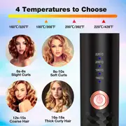 curler curling iron rotating curling day details 1
