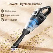 cordless vacuum cleaner super light suitable for home and car use with powerful suction of deep cleaning hard floors carpets and pet hair easy vacuuming details 5