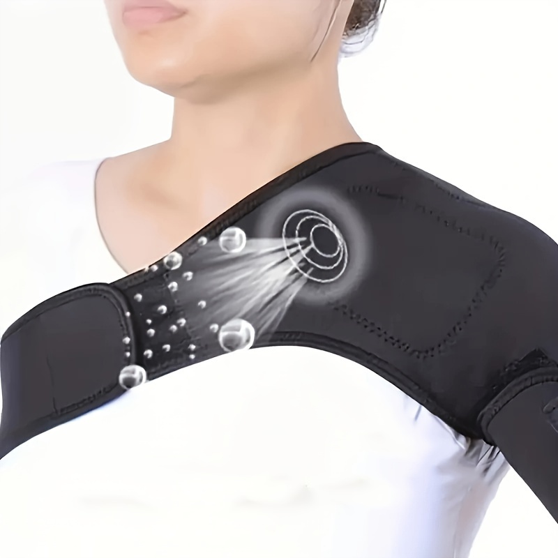 1pc shoulder support keep your shoulder warm for rotator cuff tear myofascial dislocation and compression sleeves arm fixing belt details 4