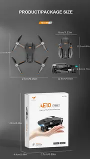ae10 drone hd dual camera brushless motor hold folding quadcopter with gps remote control aircraft uav details 20