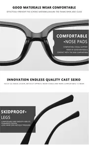 cat eye clear lens fashion sunglasses for women men color block square frame glasses vintage anti blue light eyewear details 5