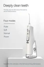 310ml portable usb rechargeable water flosser dental water  with ipx7 waterproof technology for travel effective teeth cleaning and oral hygiene details 4