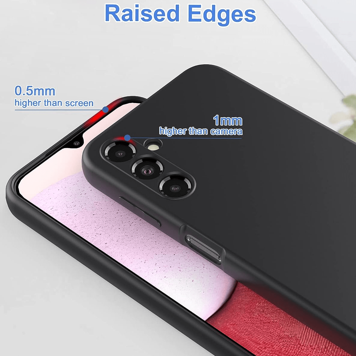 silicone case for samsung galaxy a14 5g case with soft microfiber lining cushion for samsung a14 5g 4g details 8