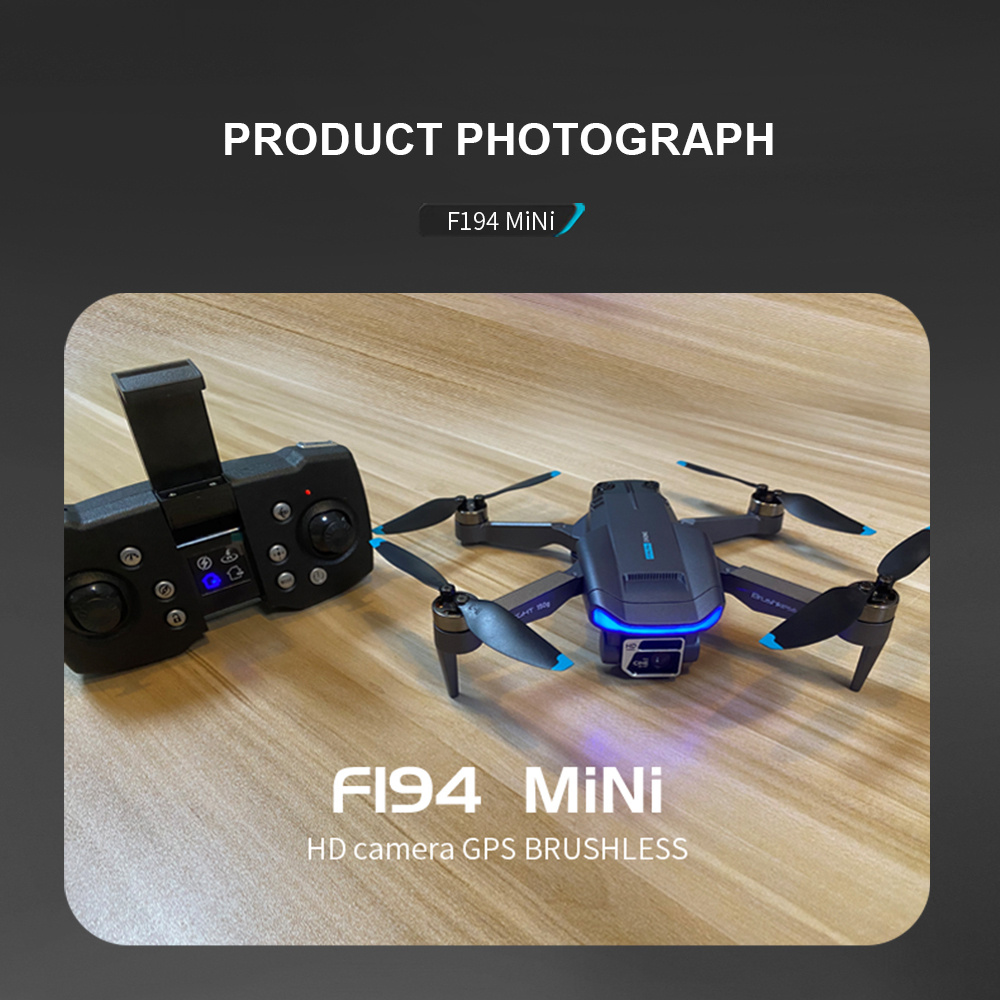 f194 mini drone dual hd camera gps drone brushless motor rc helicopter foldable quadcopter fly toy gifts details 20