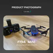 wryx f194 mini drone hd dual camera gps dron brushless motor rc helicopter foldable quadcopter fly toy gifts vs l900 pro se uav details 20