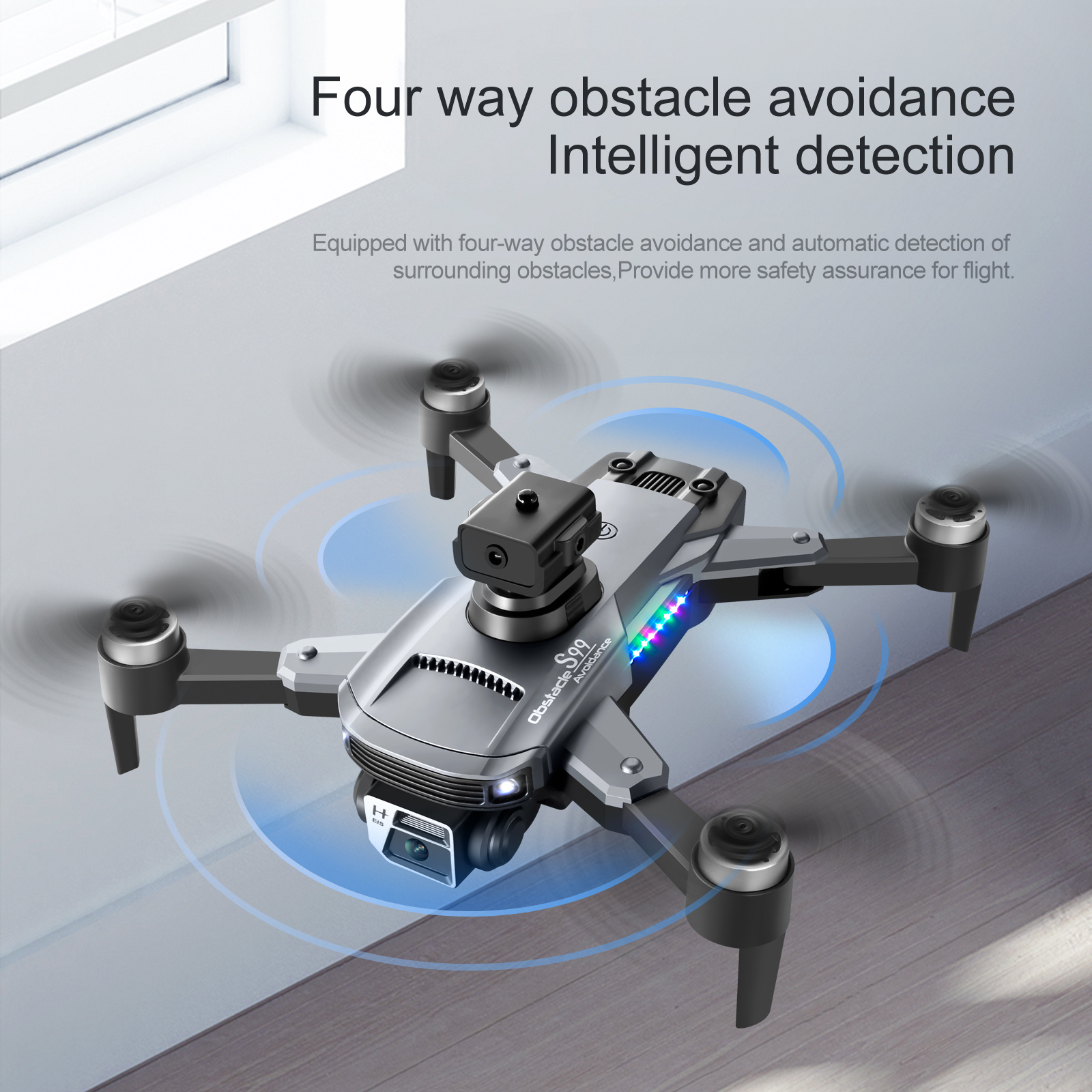 s99 5g gps drone hd real time aerial photography obstacle avoidance quadrotor helicopter rc distance 100m uav details 4