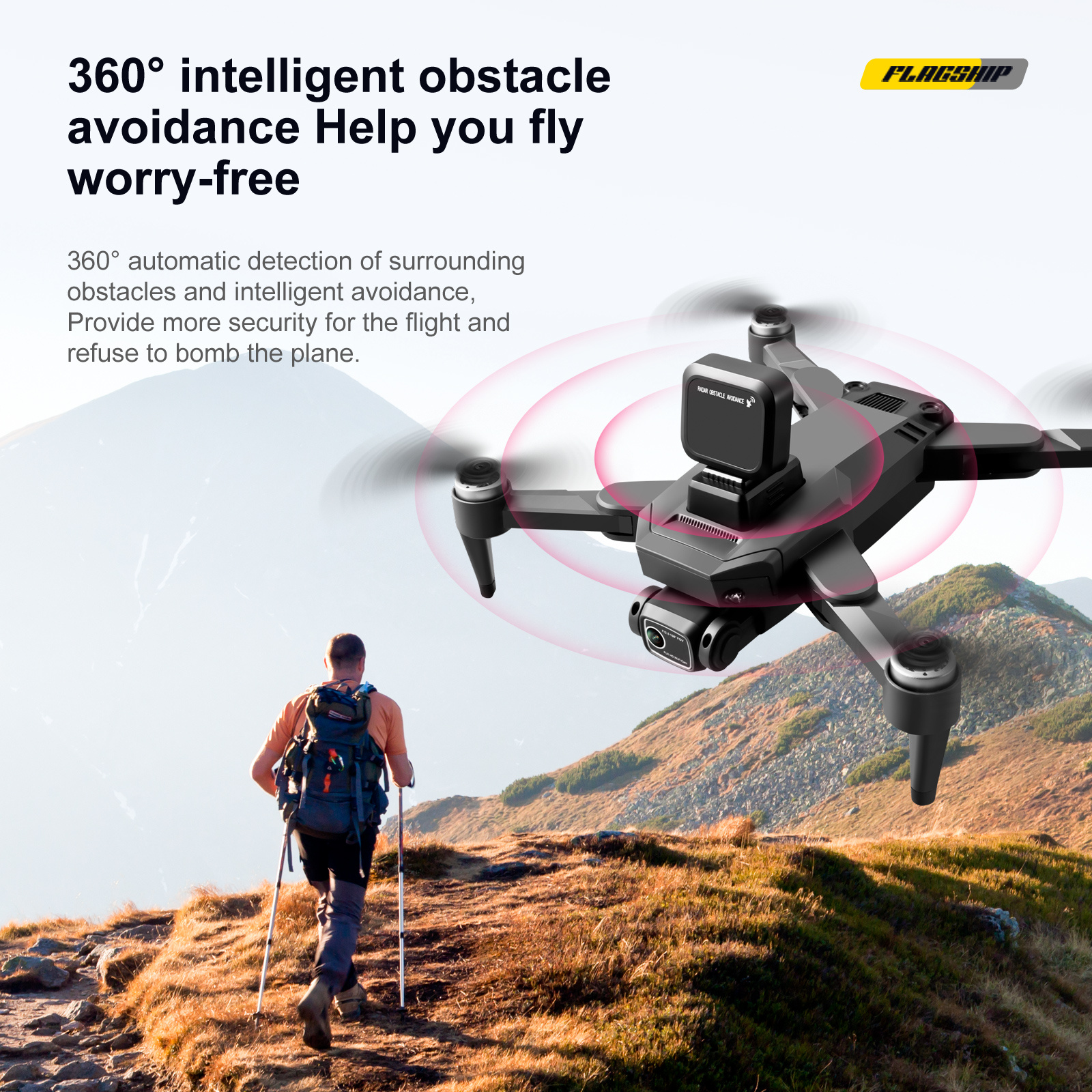 kxmg new s109 drone gps hd professional hd camera obstacle avoidance aerial photography brushless foldable quadcopter 100m rc drone toy uav details 7