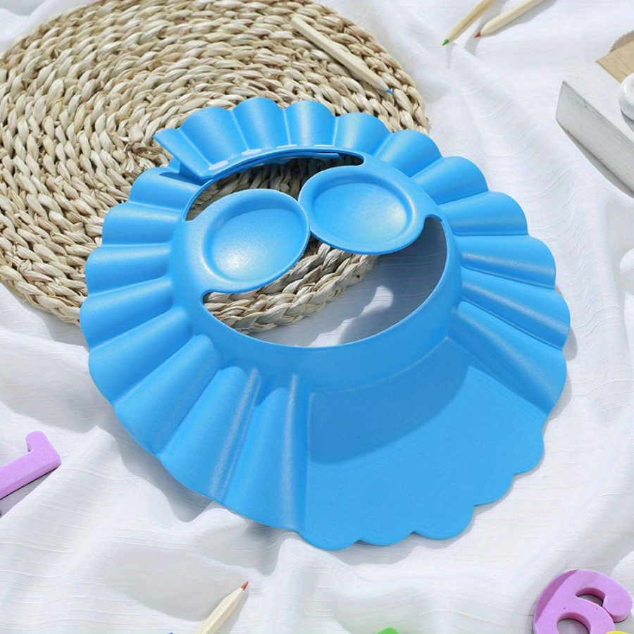 1pc cute shampoo cap waterproof bath cap shower cap adjustable eva bath cap with ear protection details 8