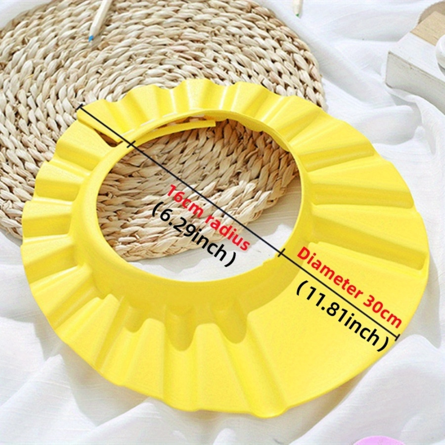 1pc cute shampoo cap waterproof bath cap shower cap adjustable eva bath cap with ear protection details 2
