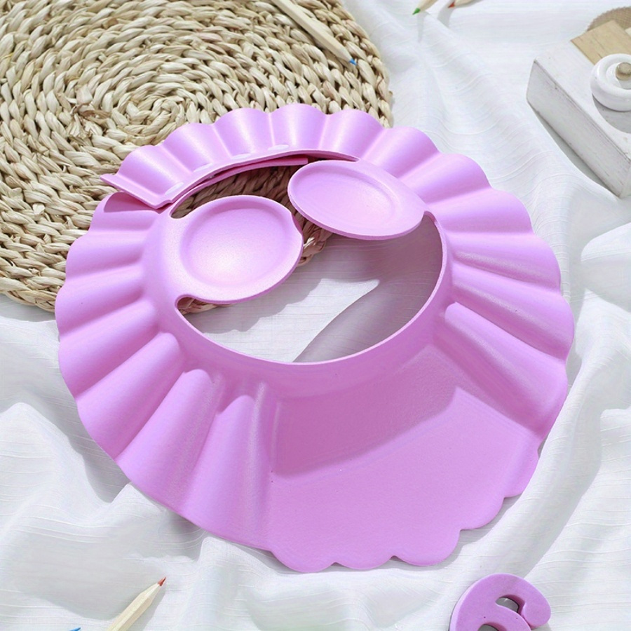 1pc cute shampoo cap waterproof bath cap shower cap adjustable eva bath cap with ear protection details 6