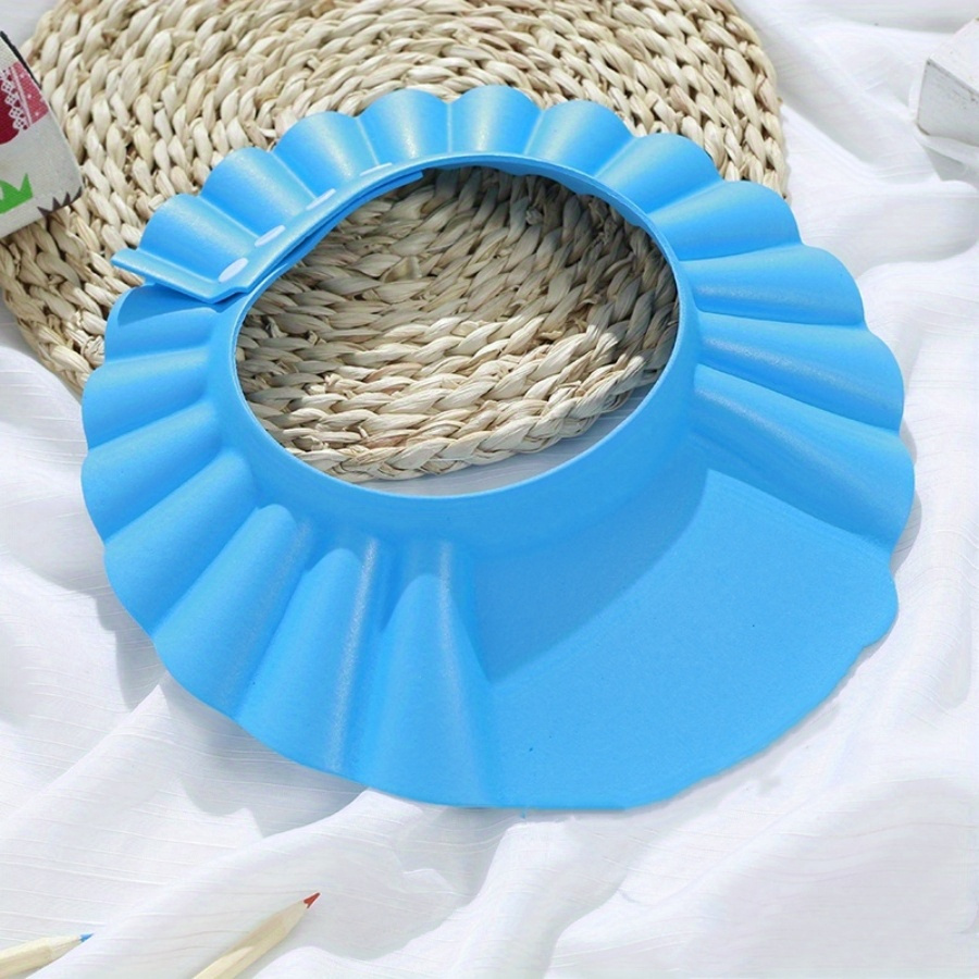 1pc cute shampoo cap waterproof bath cap shower cap adjustable eva bath cap with ear protection details 9
