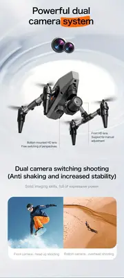 XD1 Mini Drone With Professional Dual Camera,Height Maintaining,Four Sides Obstacle Avoidance,RC Quadcopter UAV details 8