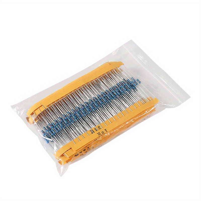 kit completo de resistencias para - 2600/600pcs, 130 (1 ohm-118.11), película de 1/4w, y , con de almacenamiento o bolsa detalles 6