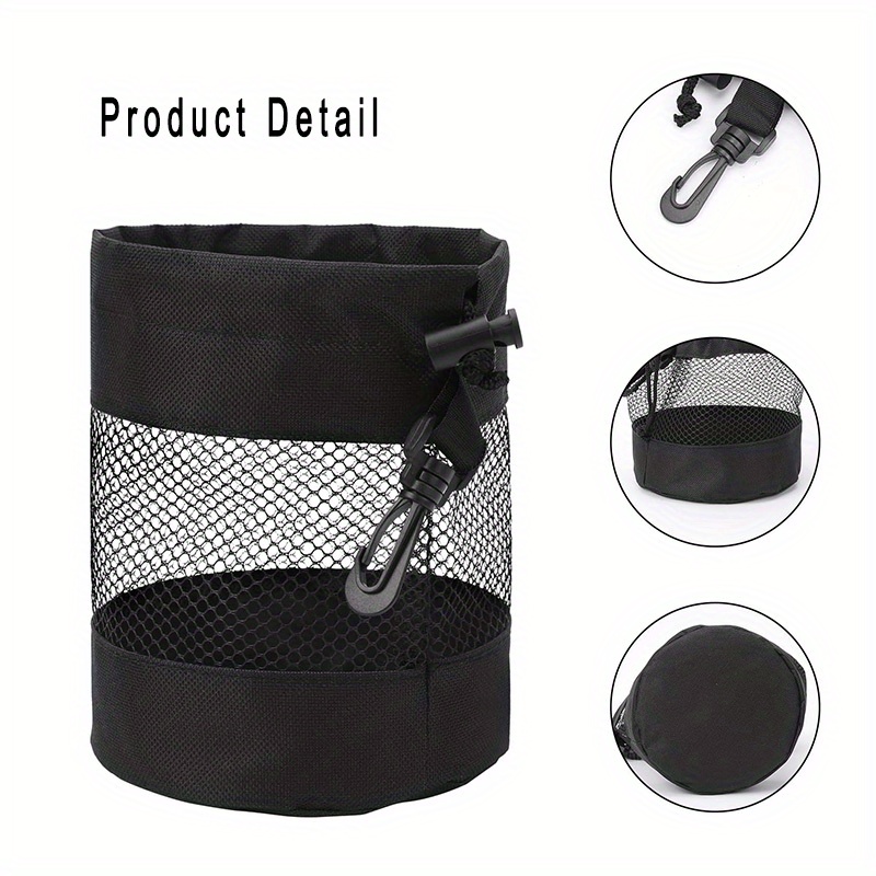 golf storage bag nylon mesh golf bag single sided drawstring golf net cloth bag golf accessories details 2