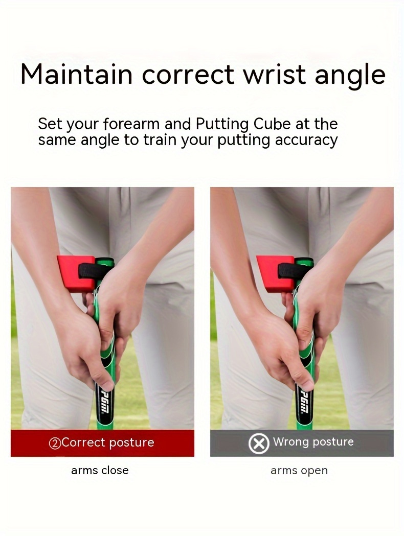 pgm golf putter wrist fixer golf putter auxiliary practice device for beginner golf posture corrector lightweight durable and wear resistant details 3