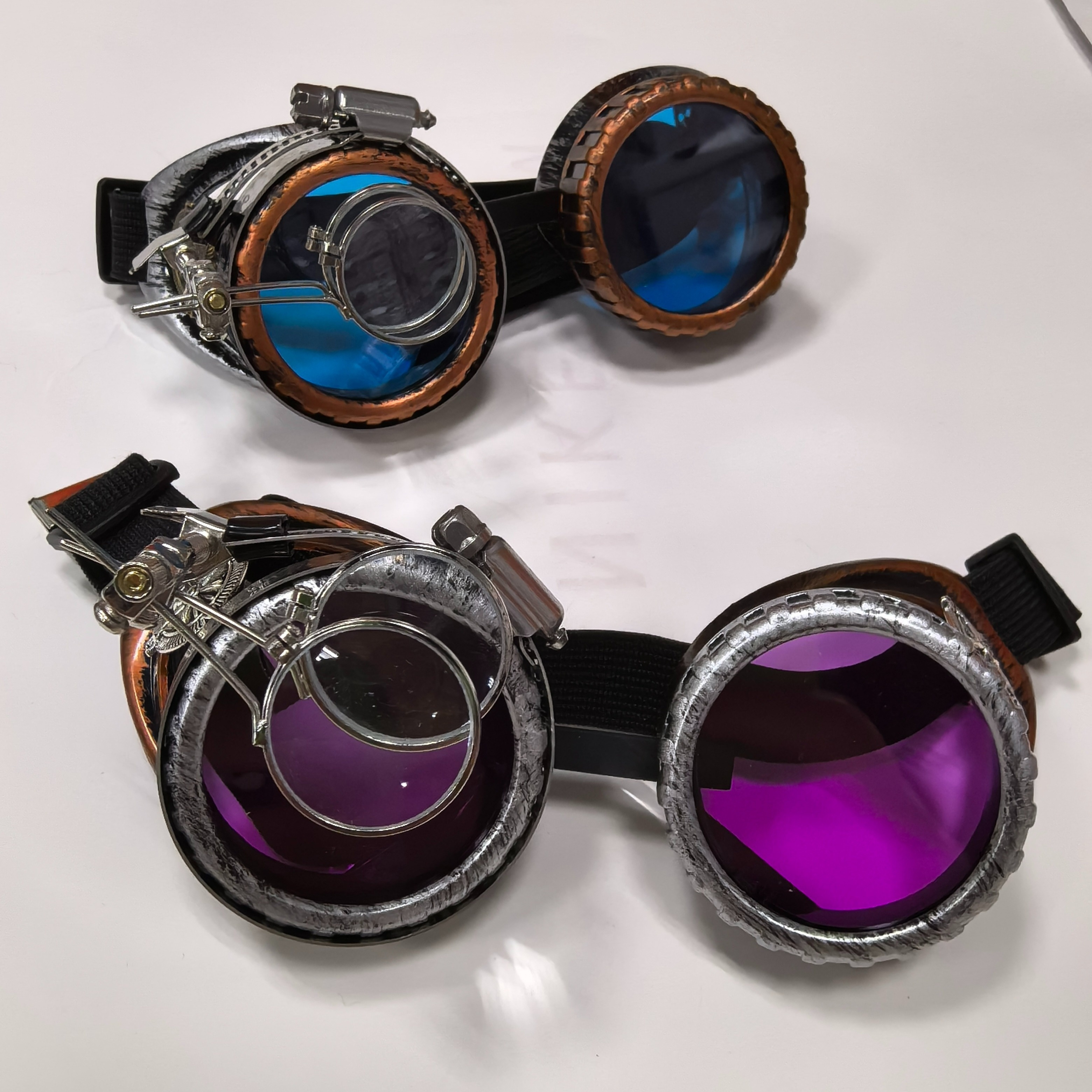 steampunk retro glasses vintage clothing accessory for unique gifts details 1