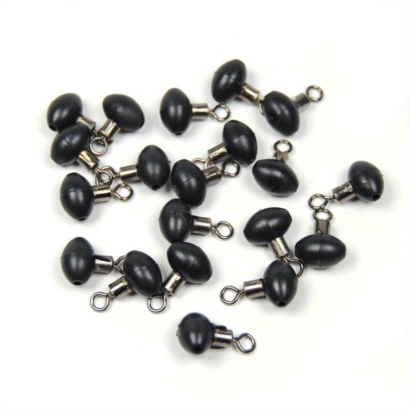 30pcs fishing tackle running ledger zip slider beads swivels pulley   rigs readytouse swivels glossy   metallic swivel fishing gear   precision engineering fishing rig components fishing enthusiasts