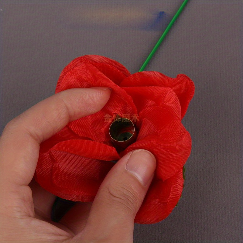 magic trick rose to fire wand enchanting performance illusion for stage party special occasions durable prop for magicians ideal for bridal holiday events suitable for ages 14 up details 2
