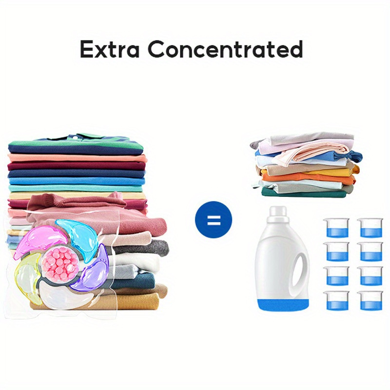 30pcs ultra concentrated 6 in 1 laundry detergent pods stain remover   no residue gel formula with   oxide for home cleaning details 6