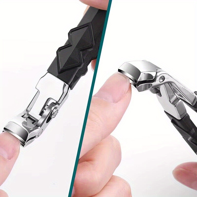  pro toenail clippers professional design ergonomic grip stainless steel easy adjustment no fragrance nail care tool for home use details 4