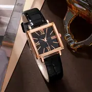 elegant 10pcs womens watch butterfly bracelet gradient quartz with leather strap water resistant precise perfect gift for her details 6