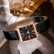 elegant 10pcs womens watch butterfly bracelet gradient quartz with leather strap water resistant precise perfect gift for her details 4