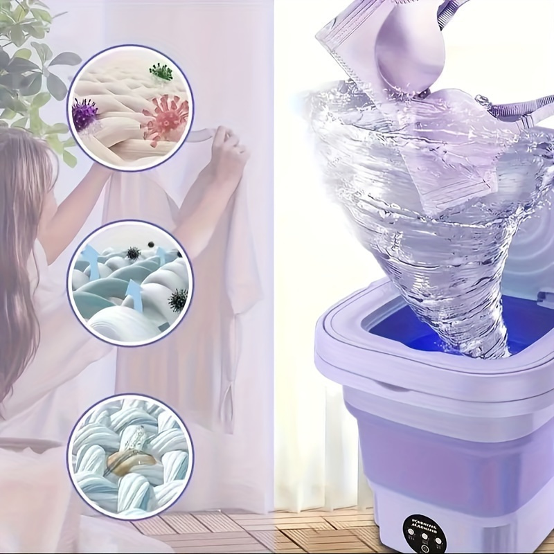 Gescheiden compartimenten mini wasmachine