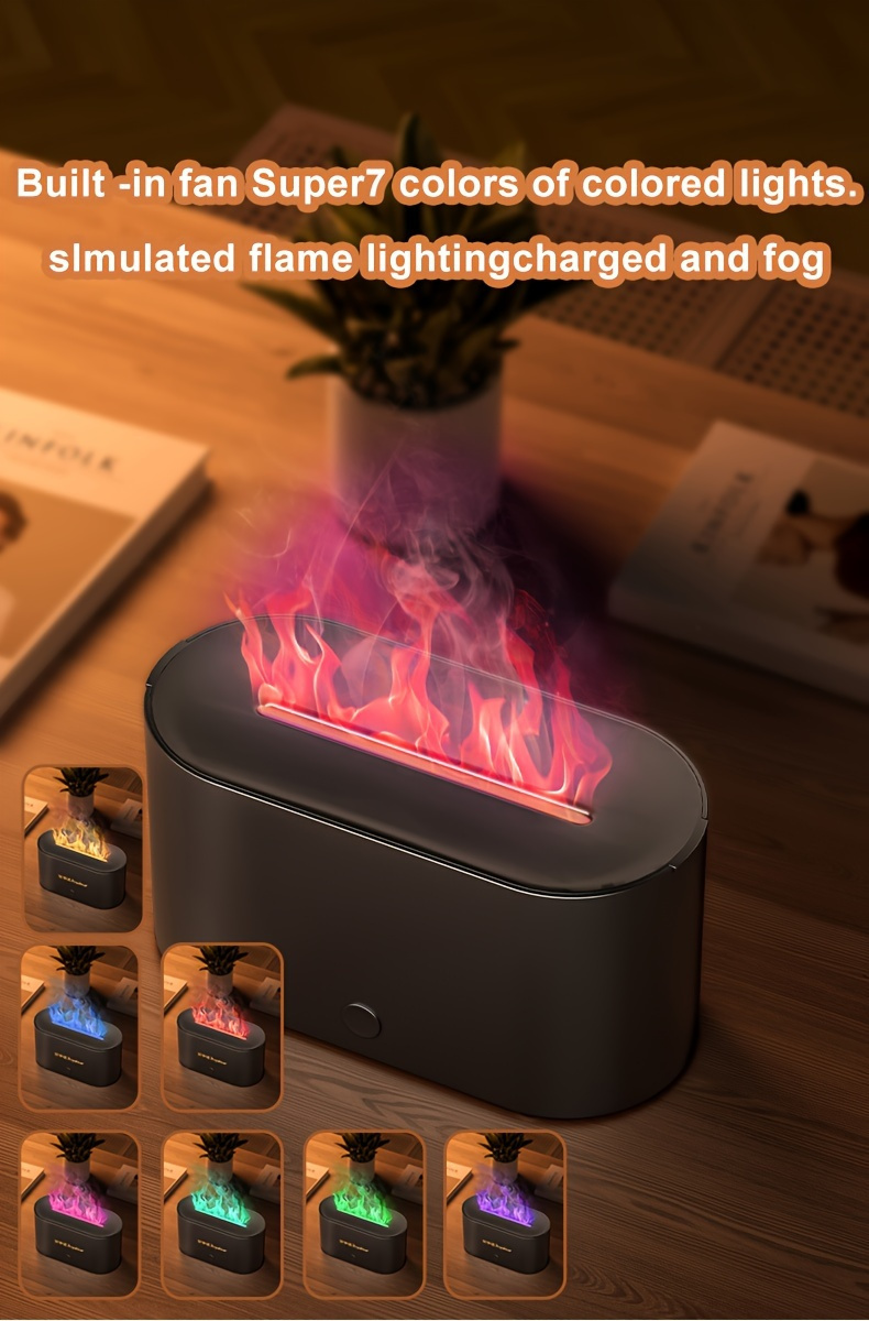 7   effect humidifier aroma diffuser with essential oil   usb powered   operation ideal for home office and ambient lighting perfect bedroom gift aroma diffuser and humidifier details 3