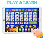 1pc Tablette dapprentissage pour enfants - Matériau ABS, jouet éducatif bilingue anglais avec musique, , chiffres et lettres - Idéal pour de 3 à 6 ans - pour Noël et Halloween - Disponible et rose détails 3