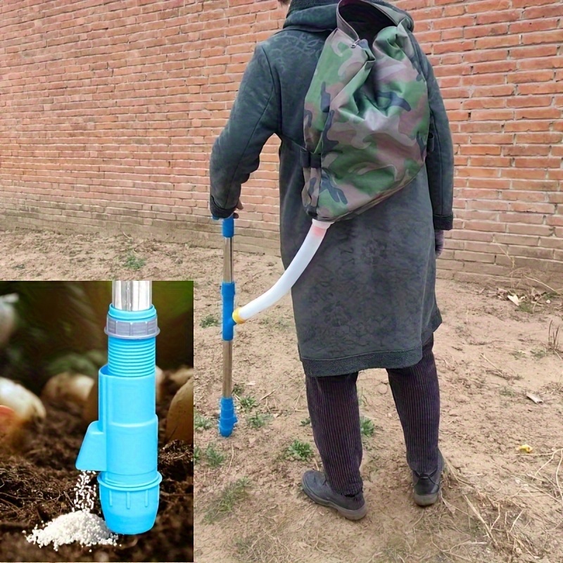 1 ensemble de distributeur dengrais avec poignée pour jardin, dispositif de topdressage pour , distributeur dengrais, machine à engrais et pointeur dengrais Détails du produit 2