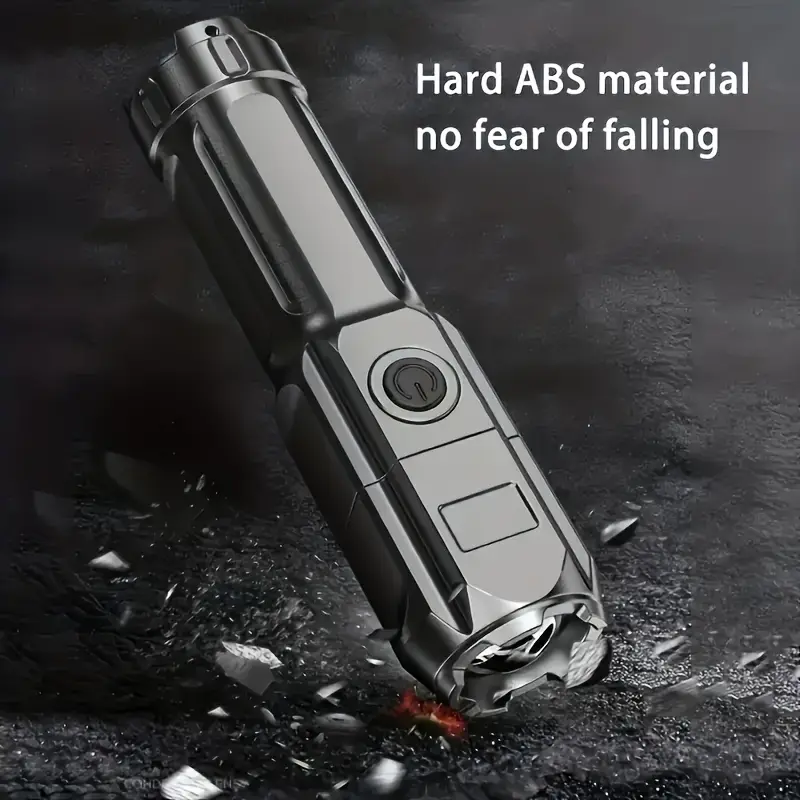 1 bright variable focus flashlight portable multifunctional variable suitable for outdoor emergency use details 0