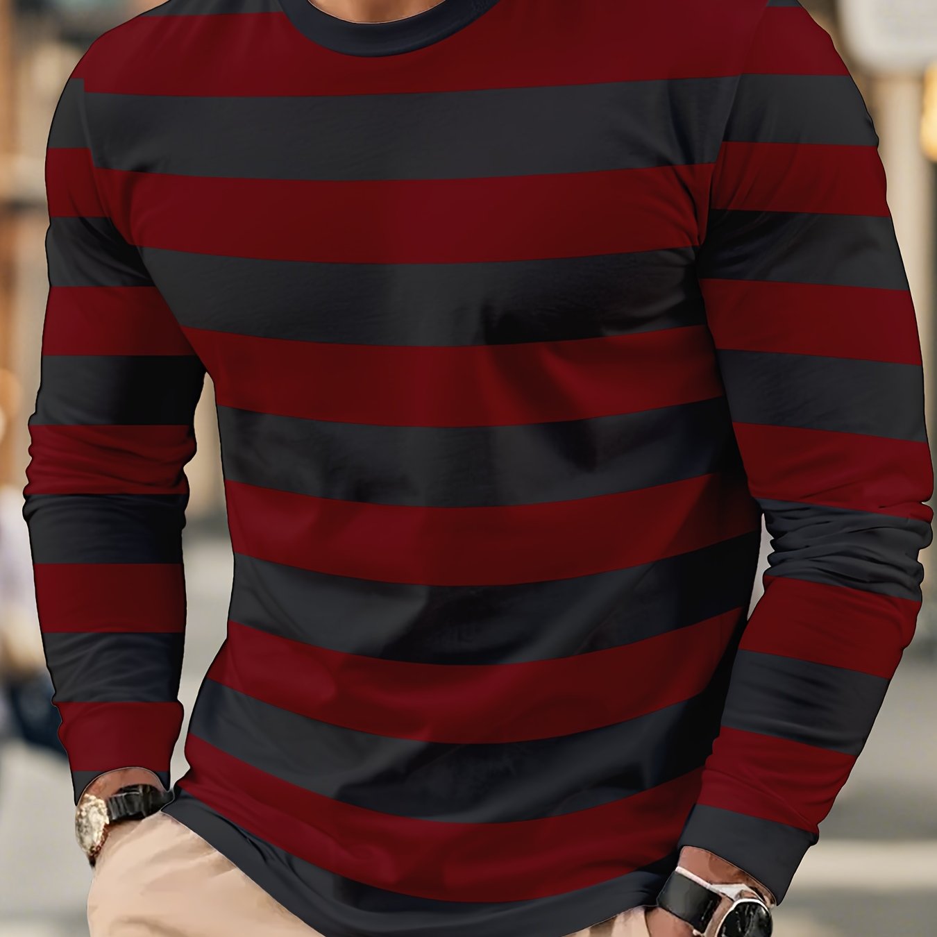 Striped Long Sleeve Tee