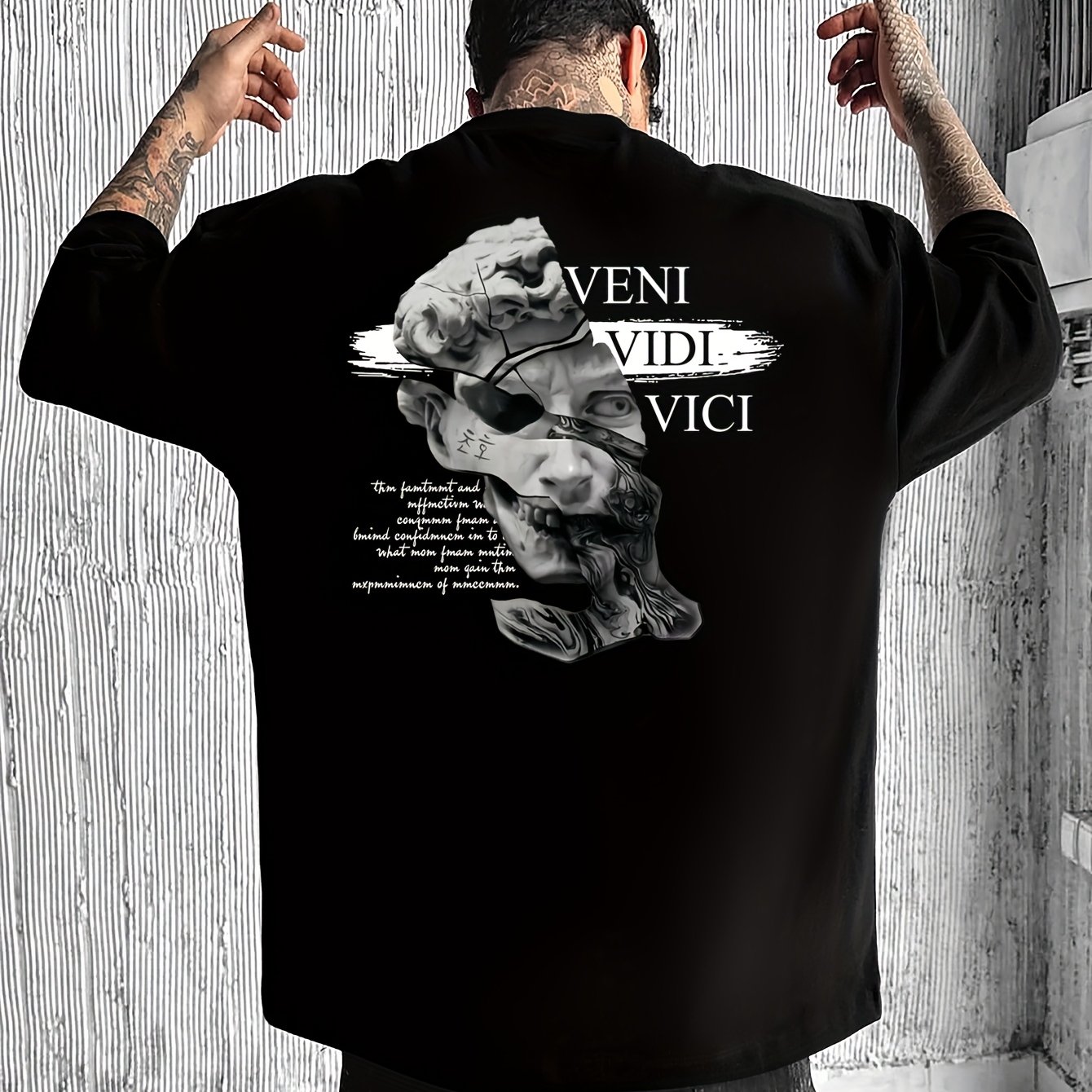 Graphic Print Oversized Tee